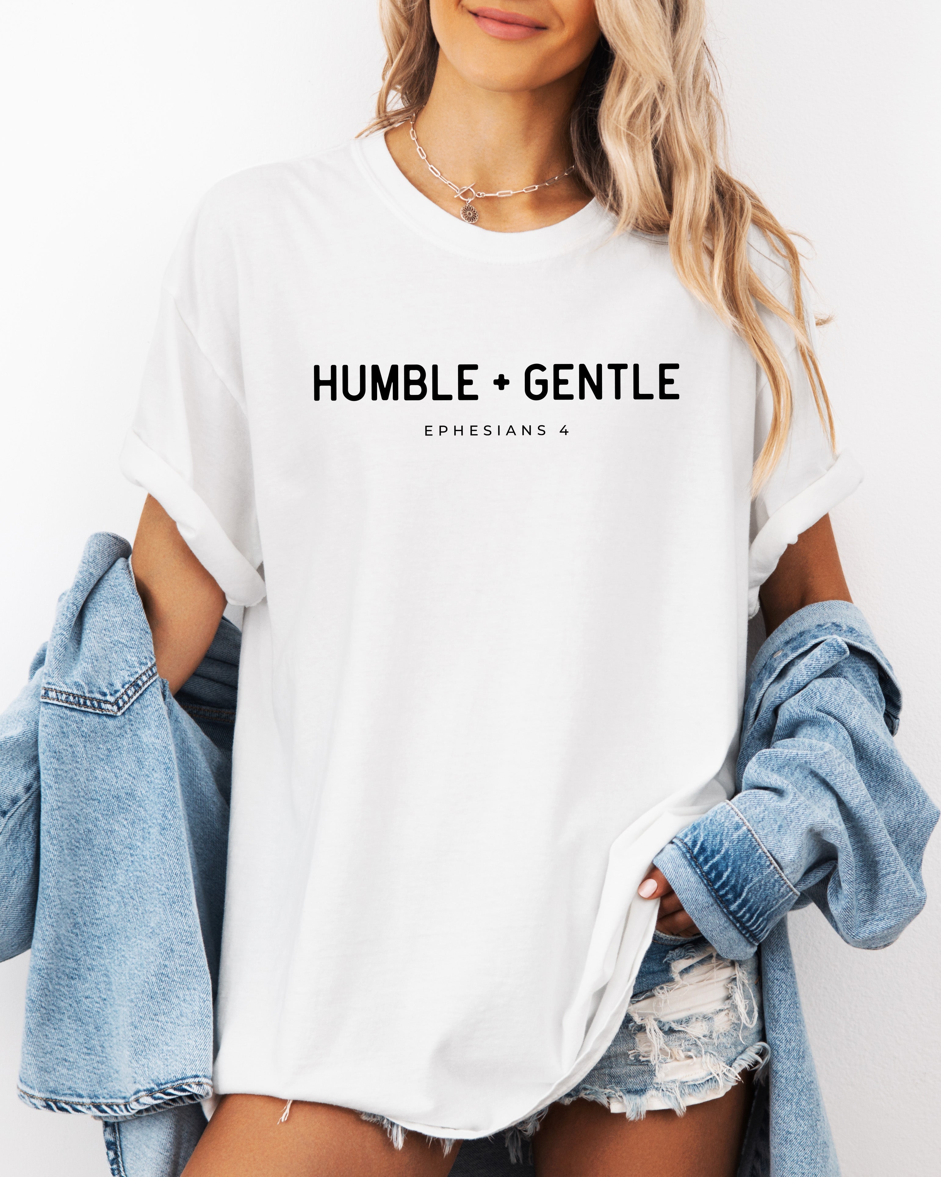 Humble & Gentle Christian Comfort Colors Garment Dyed T Shirt